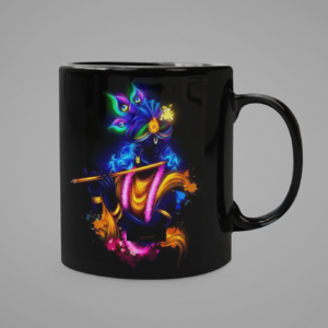 Krishna Ji Printed Coffee Ceramic Mug (350 ml) ☕ - Image 2