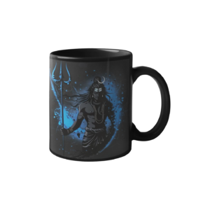 Shiv Ji Printing Coffee Ceramic Mug (350 ml) - Image 1