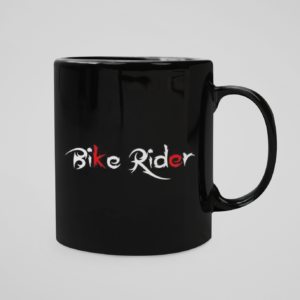 Bike Rider Printed Coffee Ceramic Mug (350 ml) - Image 2
