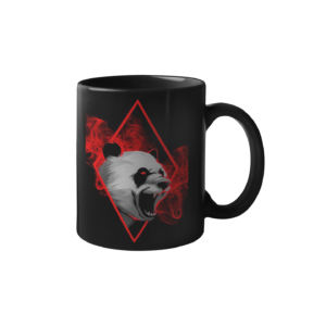 Bull Printed Coffee Ceramic Mug (350 ml) - Image 1