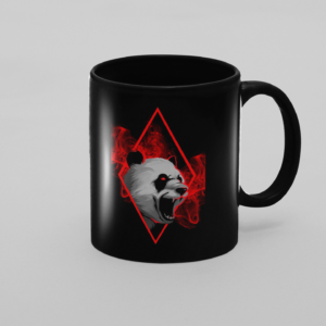 Bull Printed Coffee Ceramic Mug (350 ml) - Image 3