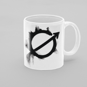 No Entry Printed Coffee Cearmic Mug 350 ml - Image 2