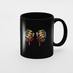 Fighter Printed Coffee Ceramic Mug (350 ml) - Image 2