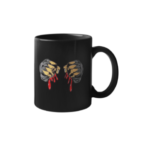 Fighter Printed Coffee Ceramic Mug (350 ml) - Image 1