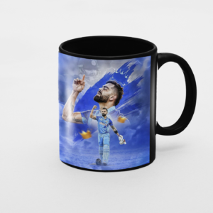 Virat Kholi Printed Coffee Ceramic Mug (350 ml) - Image 1