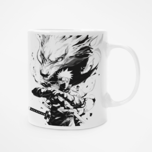 Three Anime Printed Coffee Ceramic Mug (350 ml) - Image 3