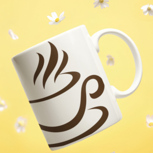 Coffee Logo Printed Coffee Cearmic Mug (350 Ml) - Image 3