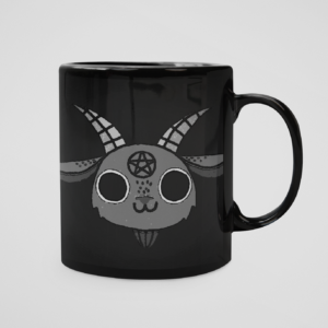 Cat Printed Coffee Cearmic Mug (350 Ml) - Image 2