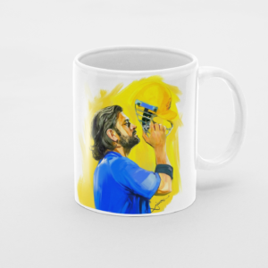 M.S Dhoni Printed Coffee Cearmic Mug - Image 3