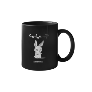 Coffee Rabbit Printed Coffee Cearmic Mug (350 Ml) - Image 1