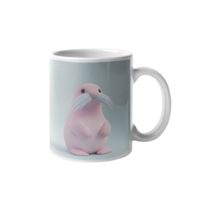 Cartoon Printed Coffee Cearmic Mug (350 Ml) - Image 1