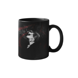 Black Men Printed Coffee Ceramic Mug (350 ml) - Image 1