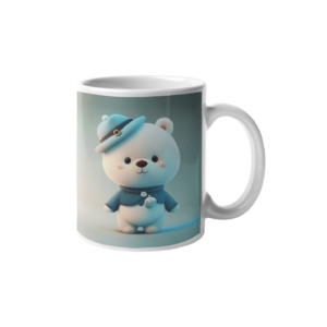Female Bunny Printed Coffee Cearmic Mug (350 Ml) - Image 2