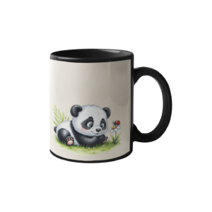 Panda With Tree Coffee Cearmic Mug (350 Ml) - Image 1