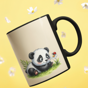 Panda With Tree Coffee Cearmic Mug (350 Ml) - Image 3