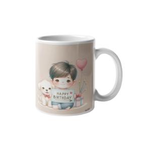 Happy Birthday Coffee Cearmic Mug (350 Ml) - Image 1