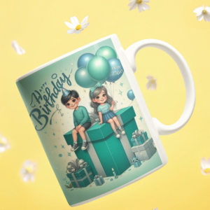 Happy Birthday Coffee Cearmic Mug (350 Ml) - Image 3